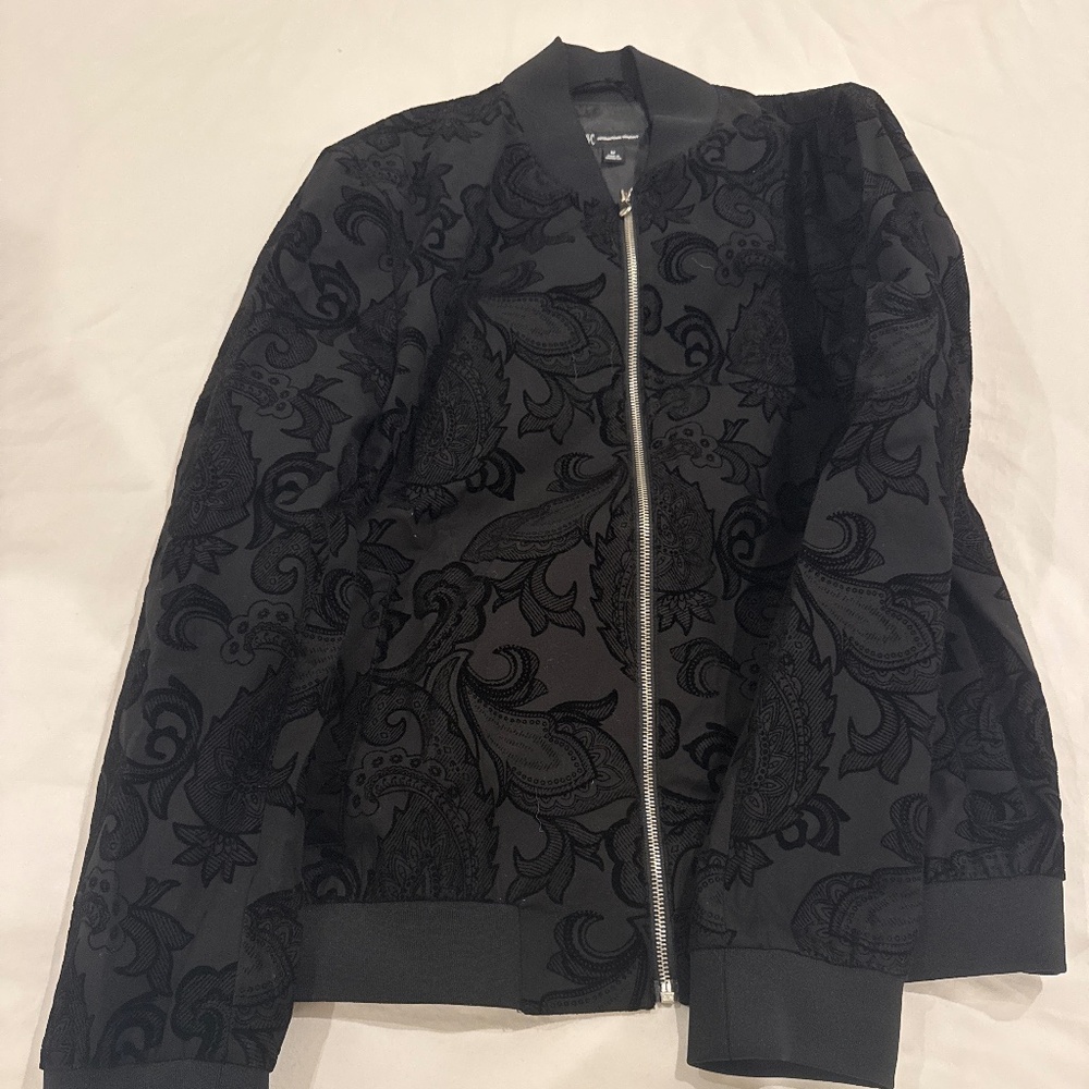 Black Bomber Jacket - international concepts